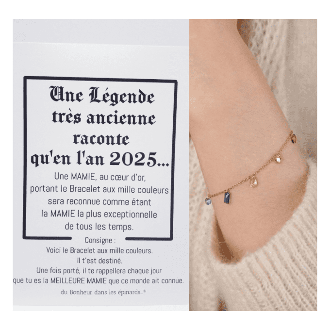 CARTE LEGENDE + BRACELET AUX MILLE COULEURS